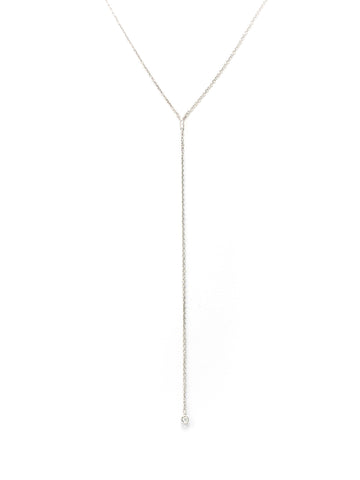 Minimal Bar Drop Necklace