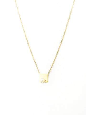 Pine Cube Necklace