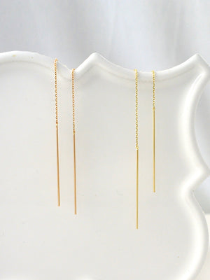 Straight Threader bar Earring