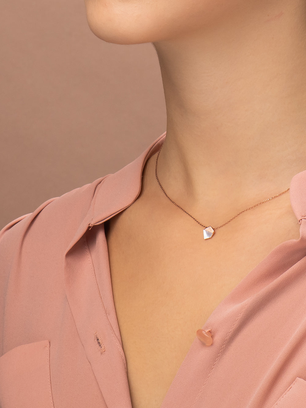 Geometry Pearl Necklace