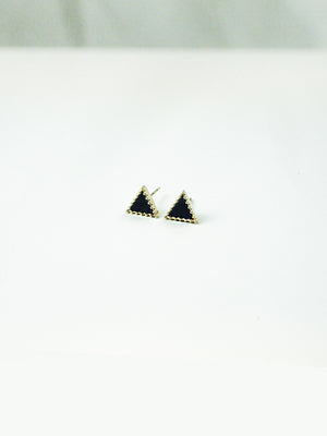 Mother of Pearl / Onyx Earring